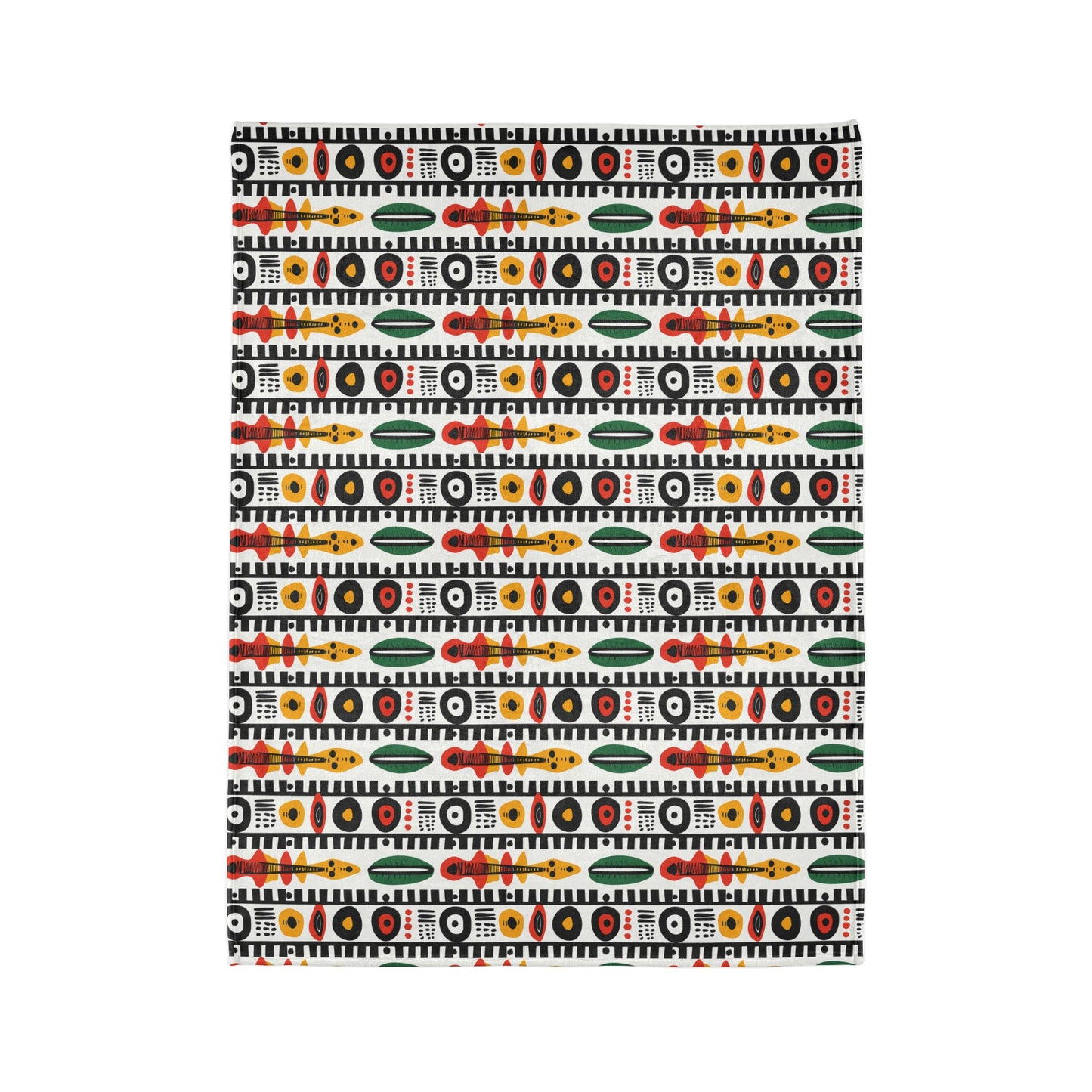 Afrobeat Harmony Soft Minky Blanket