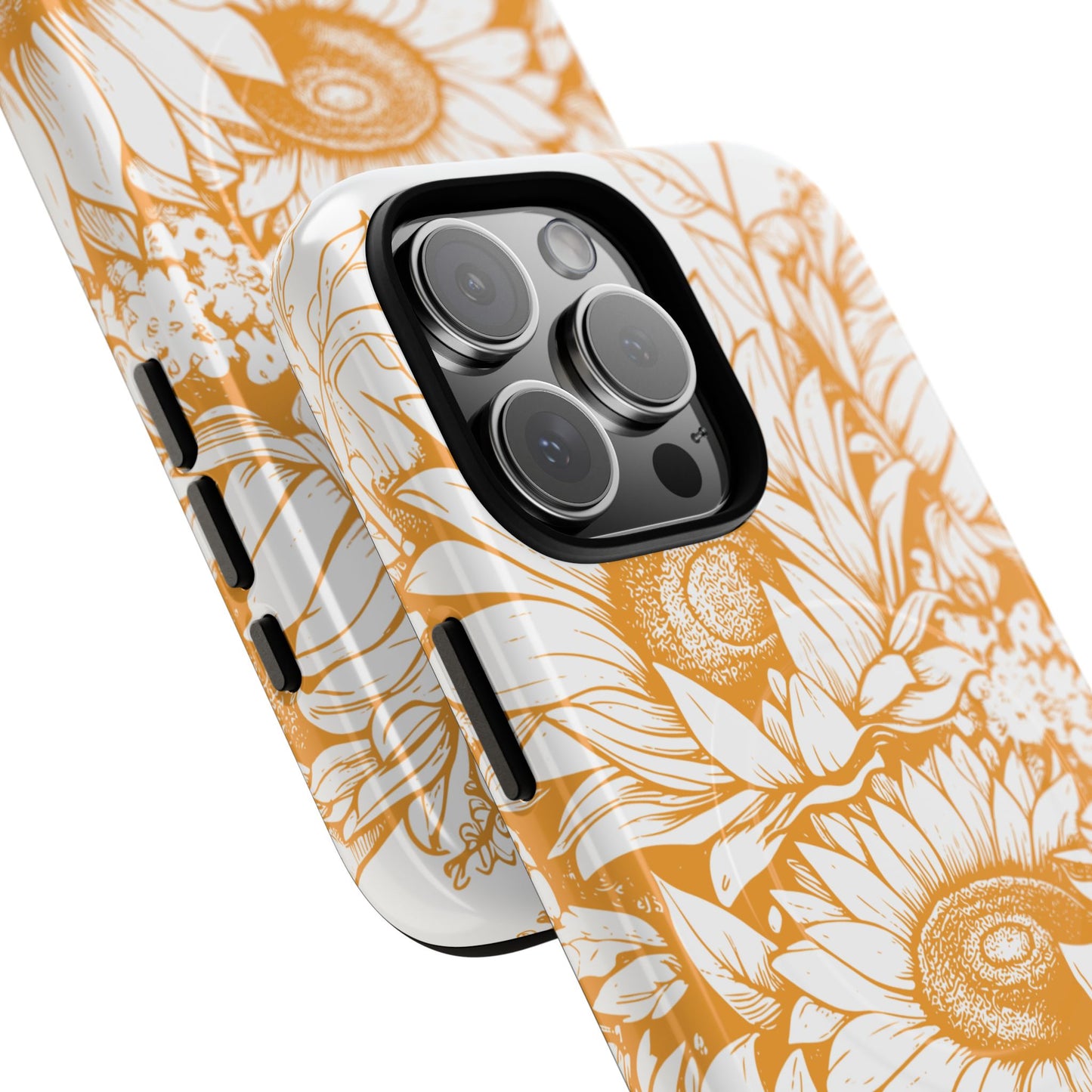 Loved John 3:16, Inspirational Gift, Tough iPhone Magnetic Case Scripture, Sunflower Bible Verse, MagSafe® iPhone® Tough Case, iPhone 14, iPhone 15, iPhone 16, Pro, Pro Max, Plus