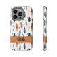 Personalized Whispering Feathers Samsung, Google Pixel and iPhone Case, Custom Name Case.