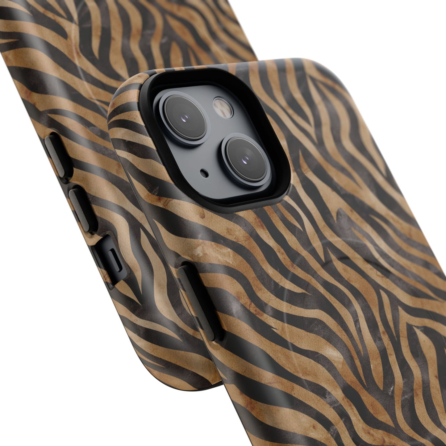 Tough Magnetic iPhone Case with Zebra Print, Stylish Protection for iPhones, Unique iPhone Accessory, Gift for Animal Lovers]
