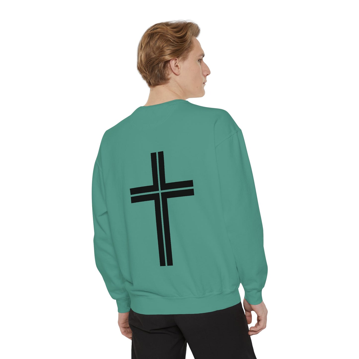 JESUS Unisex Comfort Colors Garment-Dyed Sweatshirt