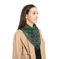 Black Tropical Bliss Poly Scarf