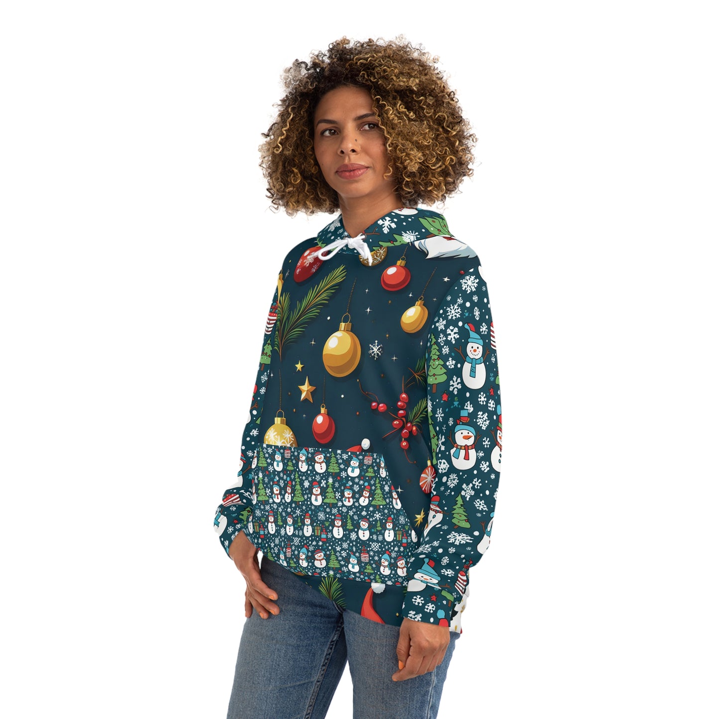 That Ugly Christmas Fashion Hoodie with All-Over Print - Unisex Medium Heavy Fabric