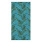 Tropical Bliss Turquoise Mink-Cotton Towel