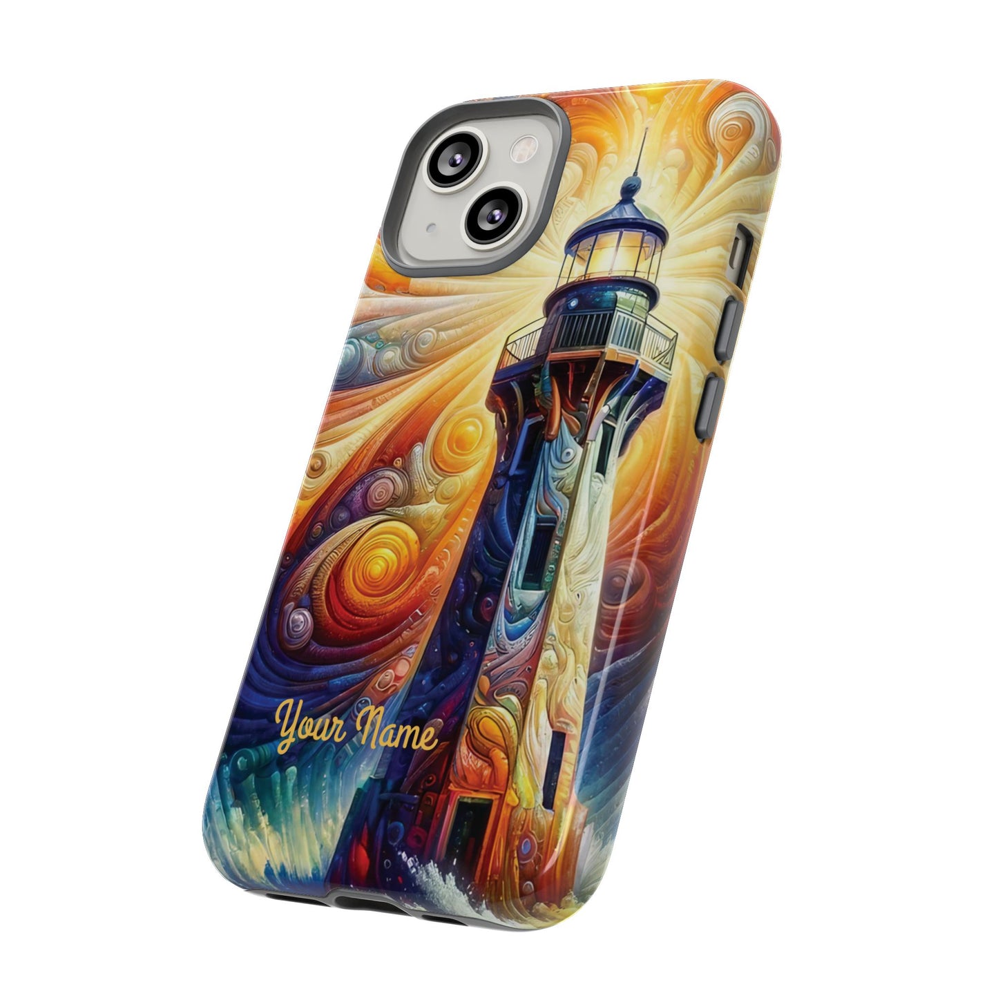 Personalized Cosmic Beacon iPhone Tough Cases, Gift for Him/Her.