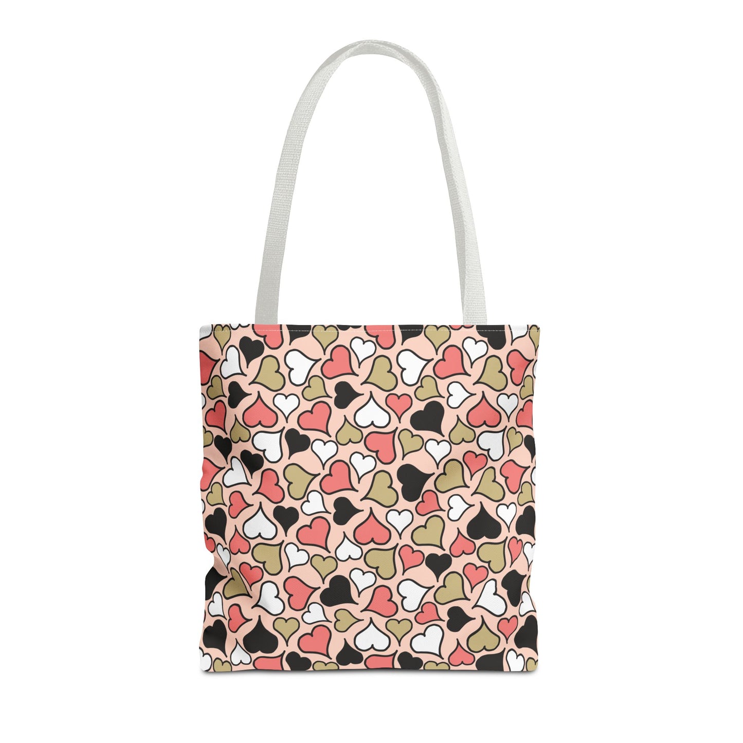 Heart Patterned Tote Bag - Cute & Stylish Carryall for Every Occasion