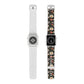 Blossom Elegance: Noir Garden Floral Pattern Apple Watch Band - Stylish & Comfortable