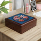 Dragonfly Floral Jewelry Box — Stained-Glass Style Trinket Keepsake