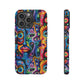 Psychedelic Visions Colorful Art iPhone Case - Tough Cases with Vibrant Abstract Design