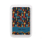 Personalized Magsafe Vegan Wallet — Colorful Abstract Faces Card Holder.