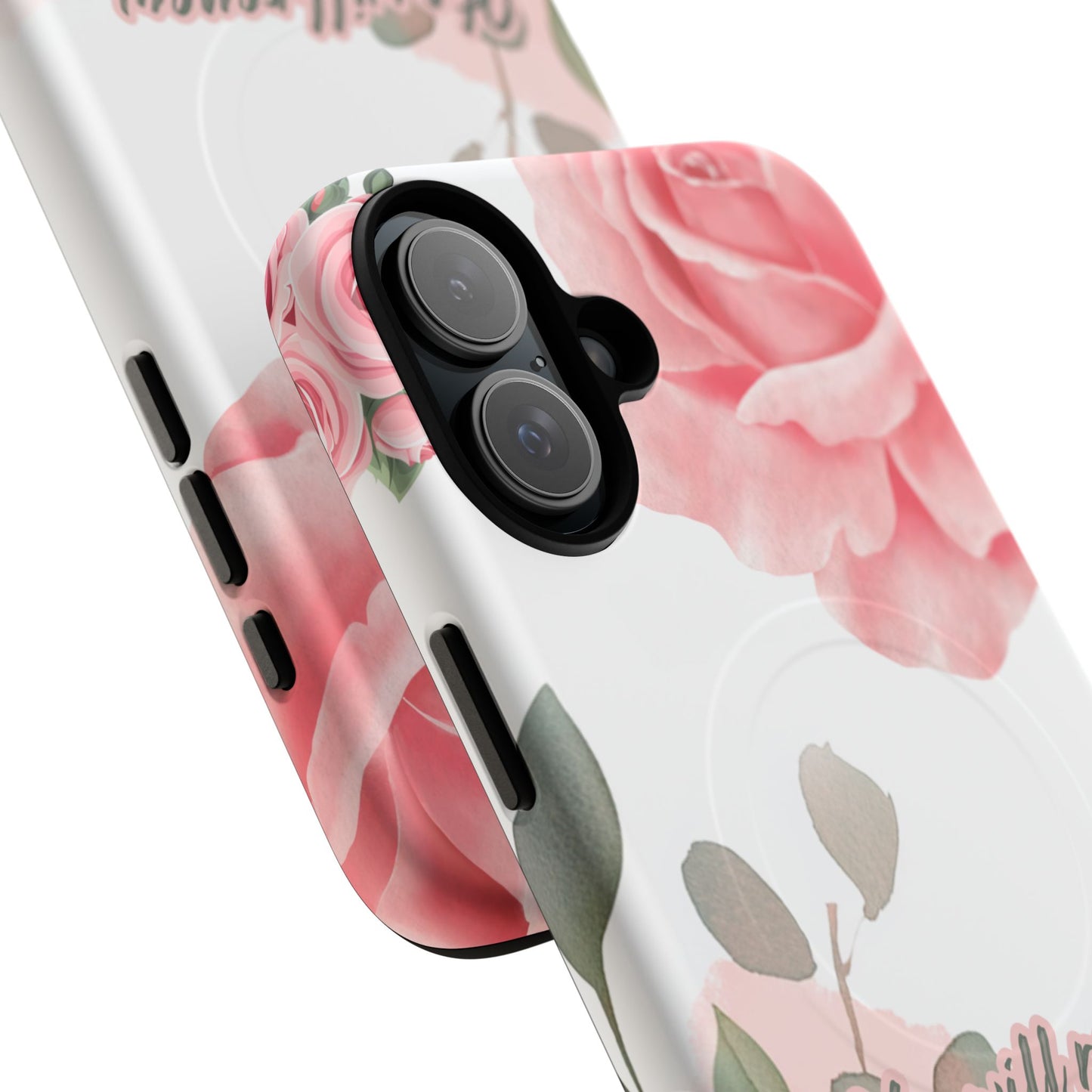 You will Renew your Strength Isaiah 40:11, Inspirational Gift, Tough iPhone Magnetic Case Scripture, Floral Bible Verse, MagSafe® iPhone®, iPhone 14, iPhone 15, iPhone 16, Pro, Pro Max, Plus.