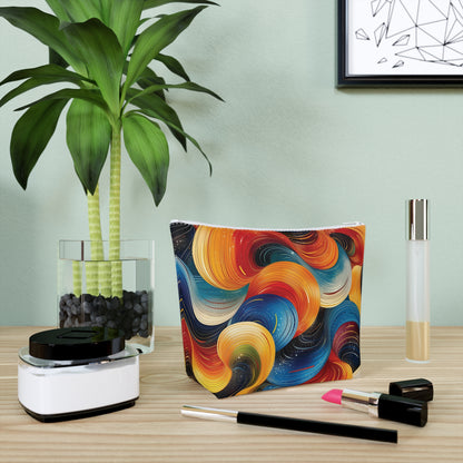 Cosmic Swirl Cotton Cosmetic Bag