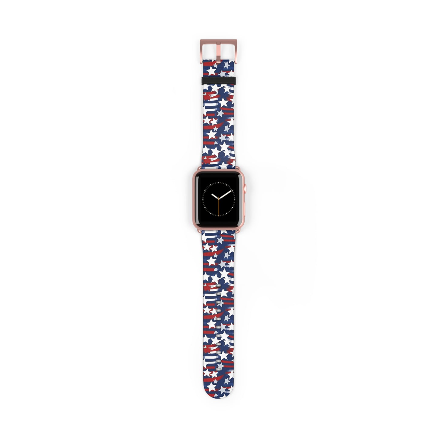 Patriotic Waves - Red, White & Blue Stars | USA Flag Design