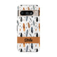 Personalized Whispering Feathers Samsung, Google Pixel and iPhone Case, Custom Name Case.