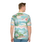 Sunset Paradise Men's Loose T-shirt (AOP)