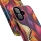 Vibrant Leaf Wave Tough Magnetic Phone Case, Vibrant Smartphone Cover, Unique Protective Case for Gifts, Phone Accessories, Trendy Design