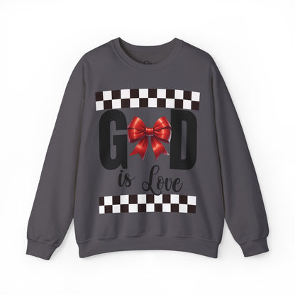 GOD is LOVE Unisex Gildan Heavy Blend™ Crewneck Sweatshirt.