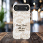 Peace I Leave with You John 14:27,Tough iPhone Magnetic MagSafe® Case Scripture, Sunflower Bible Verse,  iPhone® 13,  14, iPhone 15, iPhone 16, 17, Pro, Pro Max, Plus Cases.