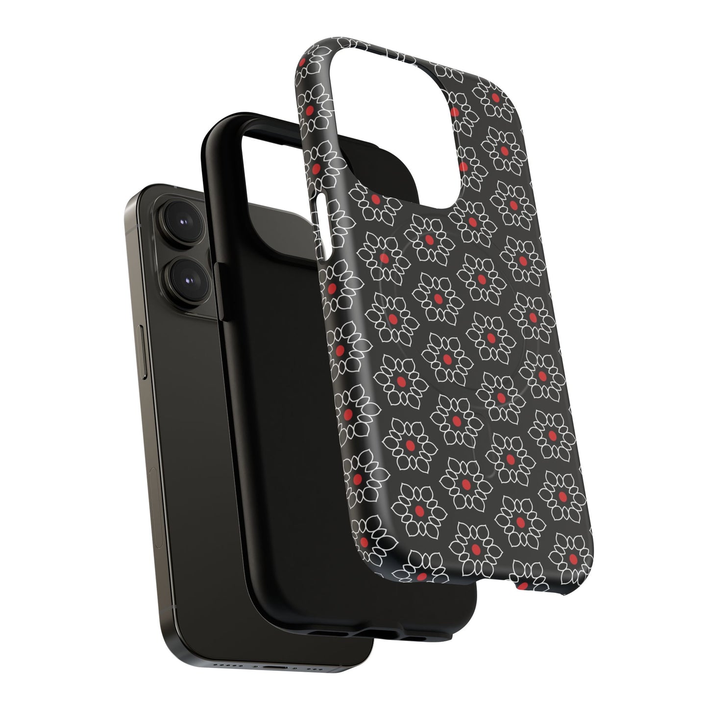 Floral Power Magnetic Tough iPhone Cover | Tough iPhone Cover, Floral Design, Custom iPhone Accessory, Gift for Her, iPhone Case