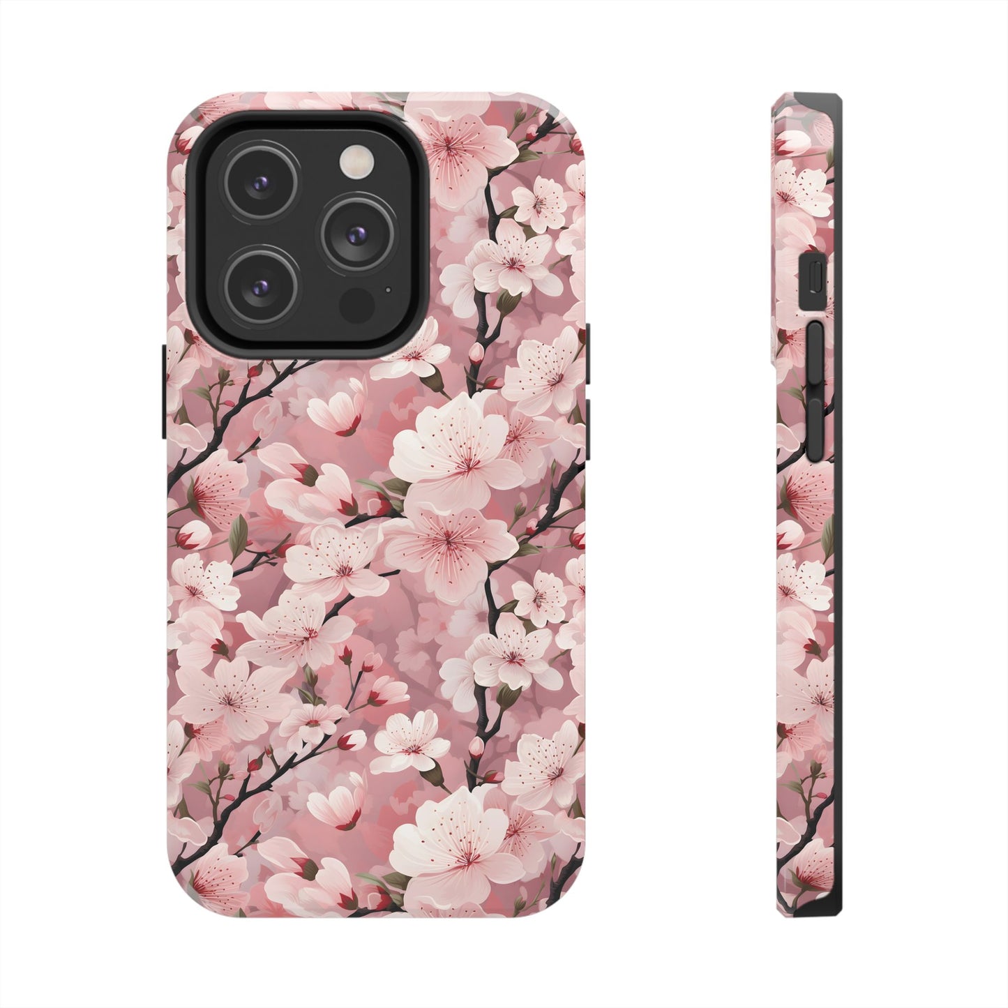 Cherry Blossom iPhone and Samsung Tough Phone Cases