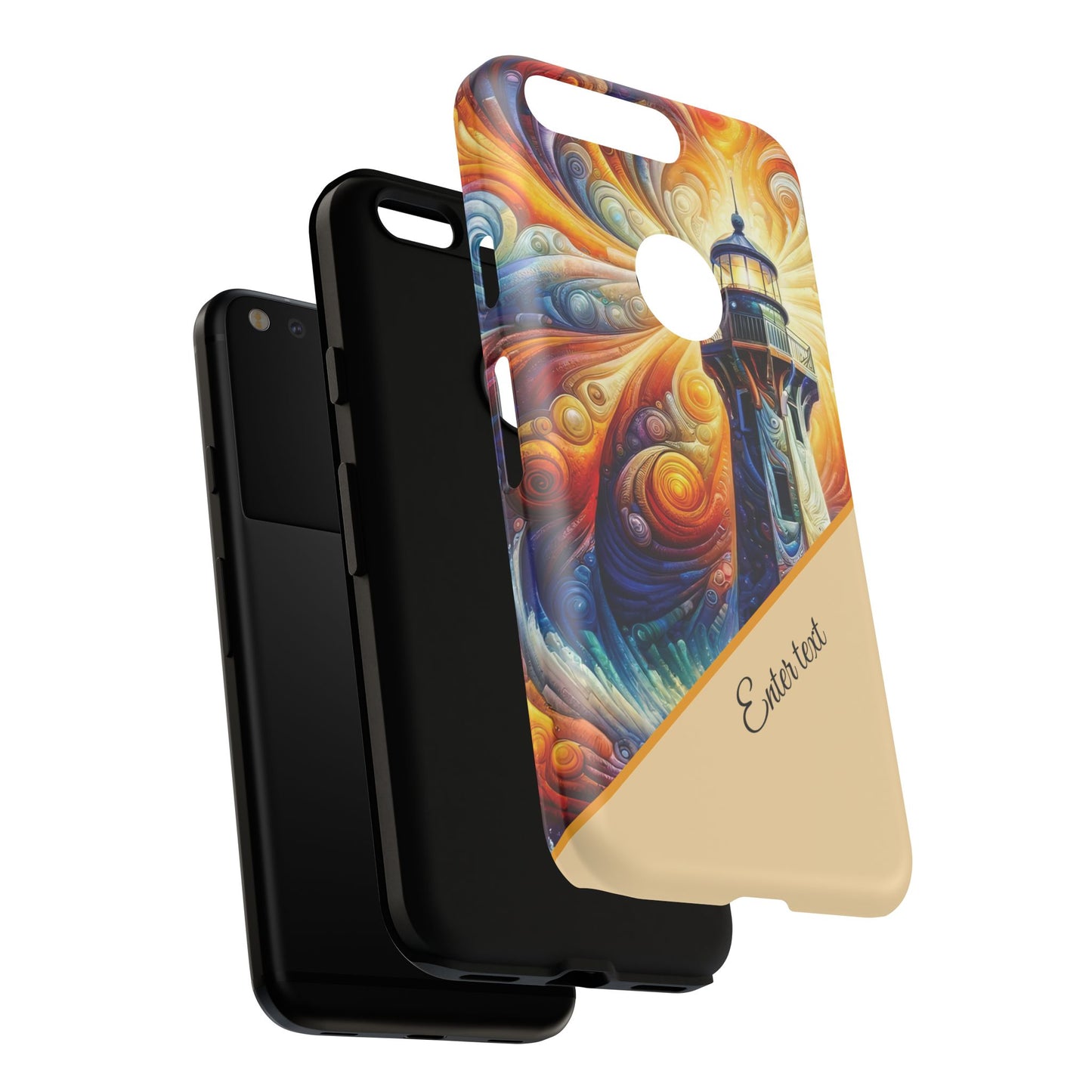 Personalized Cosmic Beacon Tough Samsung and Google Phone Cases