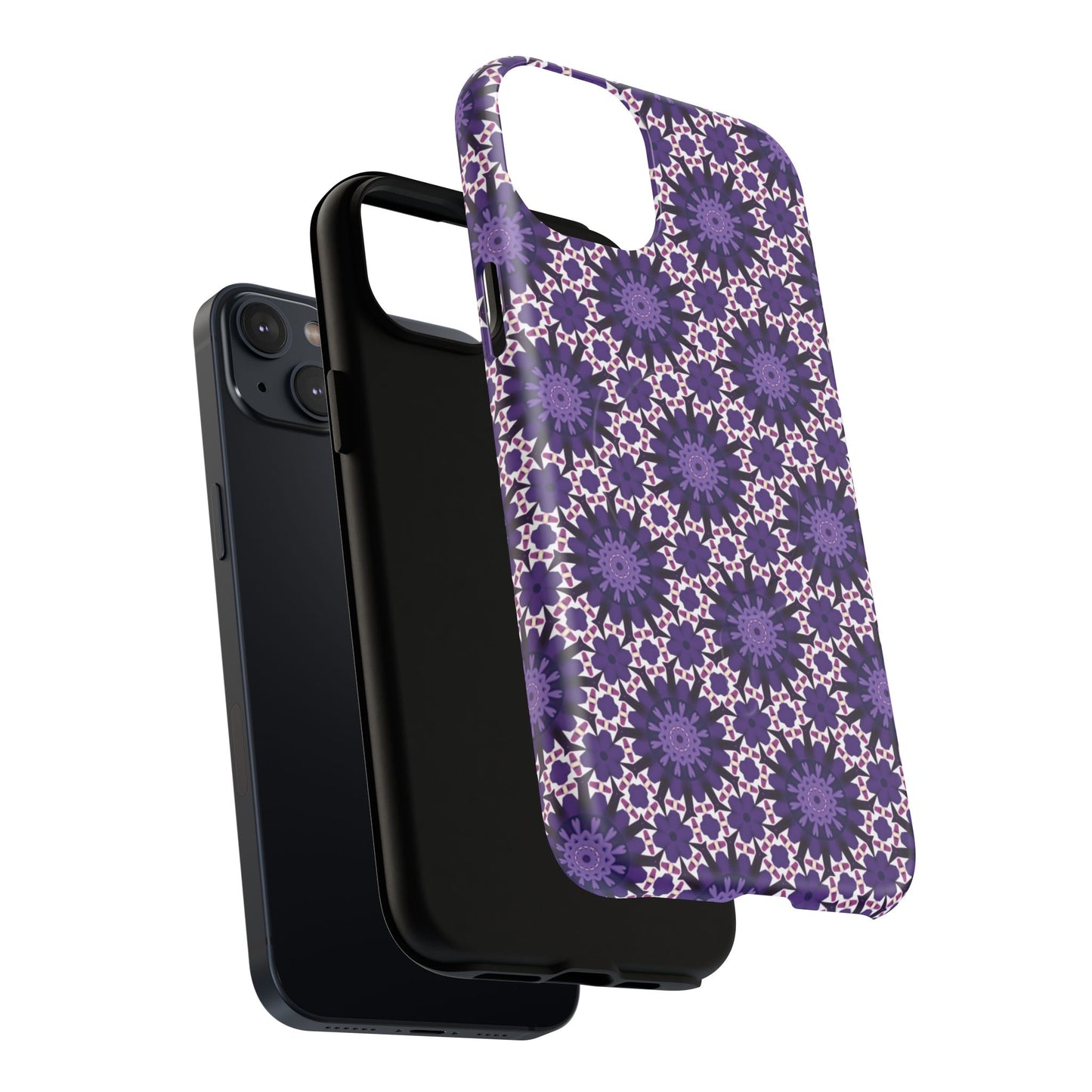 Twilight Petal Mirage Magnetic iPhone Cases, Unique Floral Designs, Tough Protection, Gift for Her, iPhone Accessories, Custom Cases