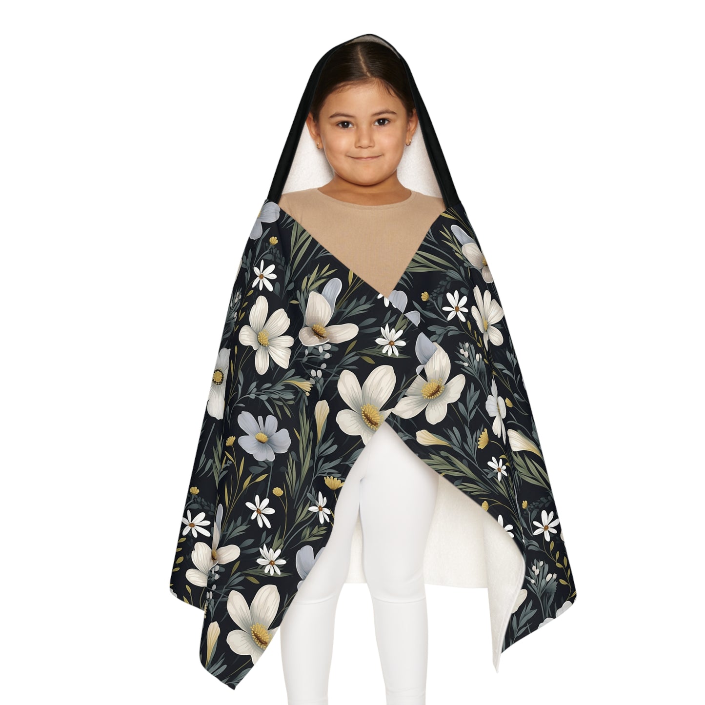 Daisy Delight Snuggle Youth Hooded Towel