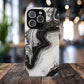 Black Marble Magnetic iPhone Case for Tough Protection, Stylish iPhone Mobile Accessory, Fashionable Gift, Unique Marble iPhone Design, Durable Smartphone Cover