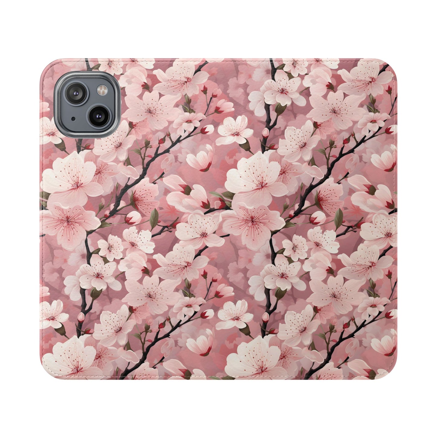 Cherry Blossom Flip Case — iPhone & Samsung Protective Phone Case