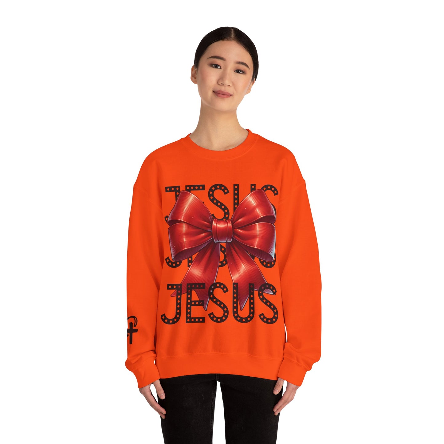 JESUS Unisex Heavy Blend™ Crewneck Sweatshirt.