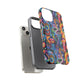Psychedelic Visions Colorful Art iPhone Case - Tough Cases with Vibrant Abstract Design