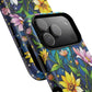 Flower Garden Stained Glass Phone Case, Tough Magnetic Cases, Floral Phone Cover, Durable Phone Accessories, Spring Gift, Birthday Present
