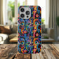 Psychedelic Visions Flexi iPhone and Samsung Case - Colorful Abstract Design.