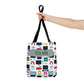 Techie Tote Bag - Stylish Personalized Tote for Students, Gift for Tech Lovers, Eco-Friendly Shopping Bag, Back to School.