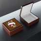 Personalized Floral Monogram Jewelry Box — Custom Name & Initial