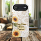 Peace I Leave with You John 14:27,  Inspirational Gift, Tough iPhone Magnetic Case  Scripture, Sunflower Bible Verse, MagSafe® iPhone® Tough Case, iPhone 14, iPhone 15, iPhone 16, Pro, Pro Max, Plus