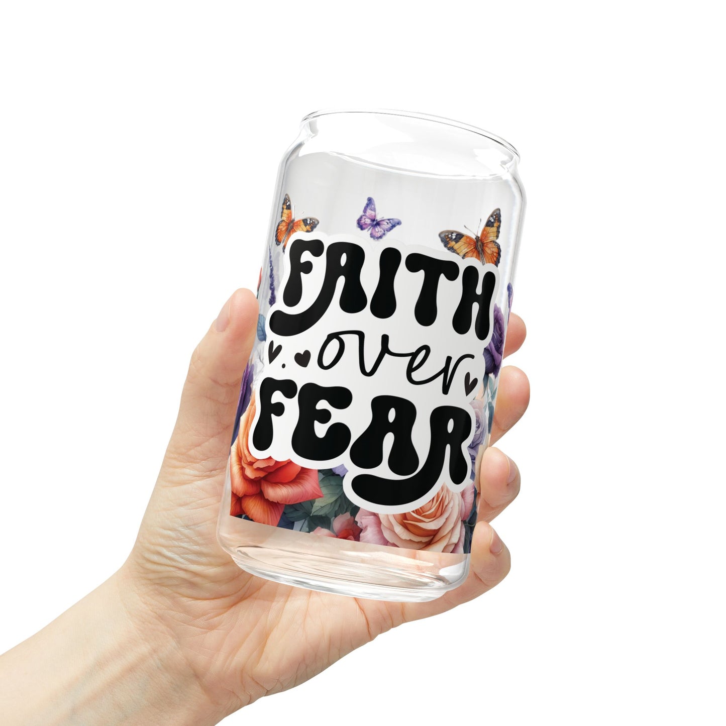 Faith Always Sipper Glass, 16oz