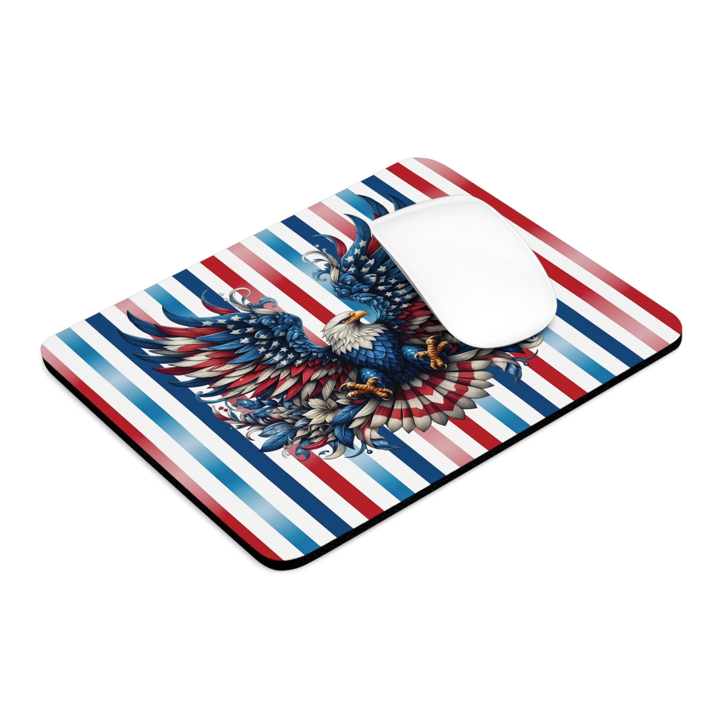 Patriotic Pride Mouse Pad - Stylish Desk Accessory for American Pride