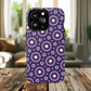 Violet Nova Bloom Stylish Tough Magnetic iPhone Case, Purple Floral iPhone Cover, Durable Cell iPhone Protector, Gift for Her, Mother's Gift