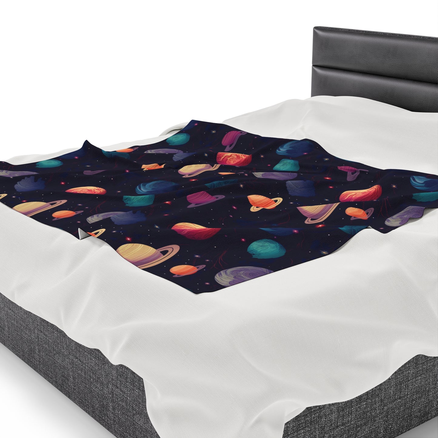 Plush Blanket - Galactic Dreams Cozy Home Decor - Gift Idea