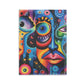 Psychedelic Visions Hardcover Notebook with Puffy Covers