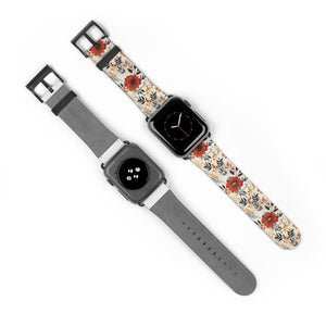 Boho Chic Floral Watch Band - Stylish & Colorful Replacement Strap for Women.