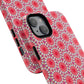 Roseburst Mosaic Vibrant Flower Pattern iPhone Case, Stylish iPhone Cover, Tough Magnetic Case, Floral Gift, Trendy Accessory for Her