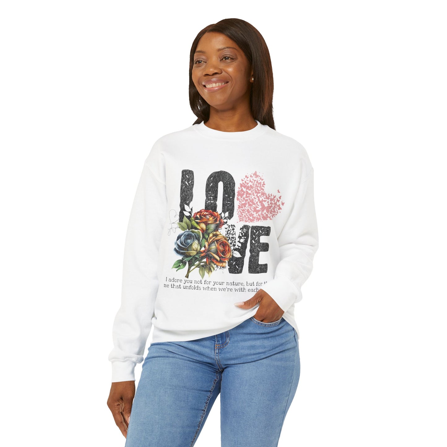 LOVE always Valentines Unisex Heavy Blend Crewneck