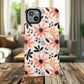 Stylish Soft Petal Noir iPhone Case, Floral iPhone Accessory for Her, Tough iPhone Magnetic Cases, Trendy iPhone Cover, Gift for Friends, Summer Vibes