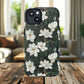 Midnight Magnolia Tough iPhone Magnetic Case, Stylish Stained Glass iPhone Protection, Nature Lover Gift, Spring Vibes