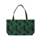 Tropical Bliss Black Weekender Tote Bag