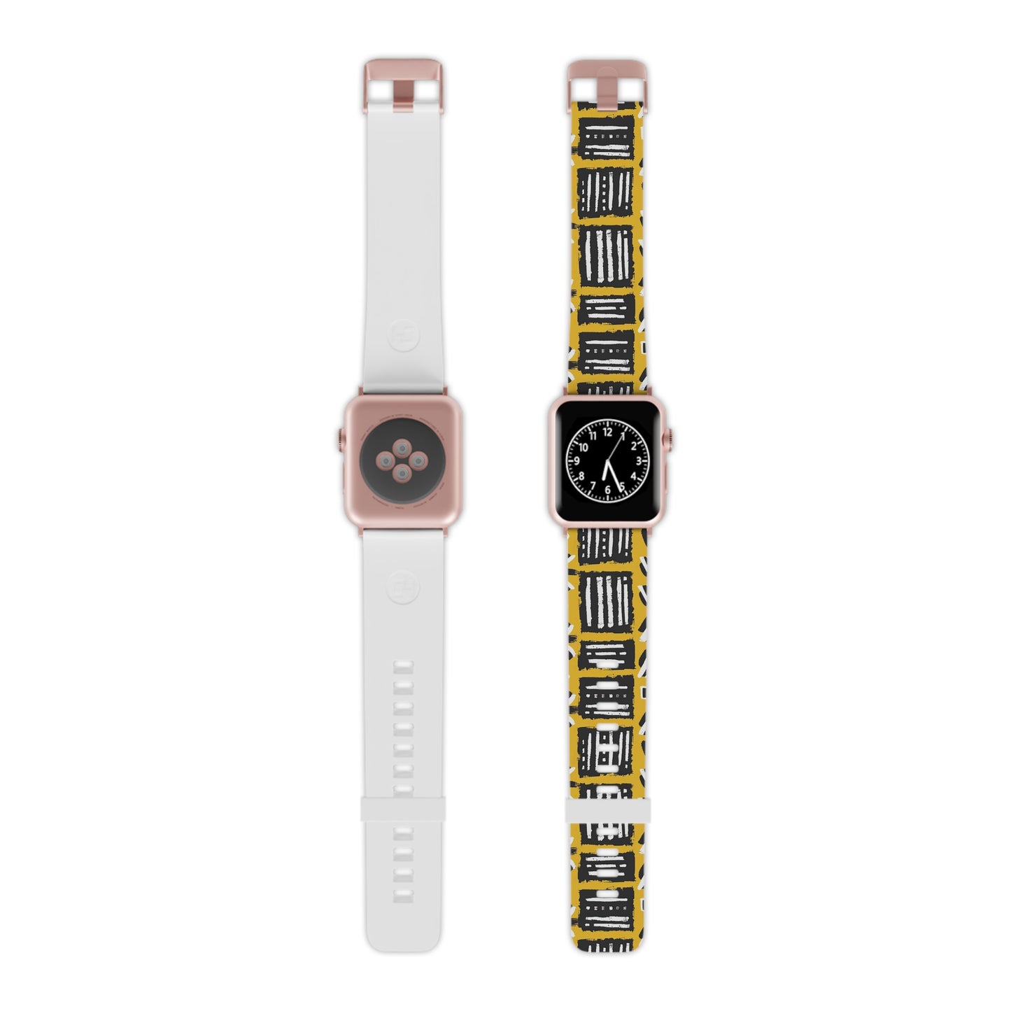 Tribal Vibes Stylish Apple Watch Band – Modern Geometric Design.