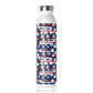 Patriotic Waves Slim Water Bottle