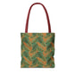 Brown Tropical Bliss Tote Bag